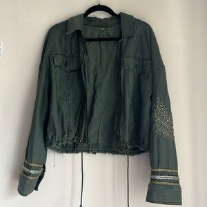 Free People Cropped Jacket